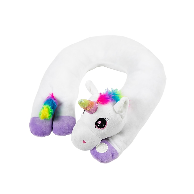 Bouncyband Sensory Vibrating Unicorn Neck Pillow, 16" x 12" x 6" (BBAVNUN) image 1