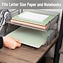 Mind Reader Metal Side Loading Stackable Letter Tray, Letter Size, Silver (ESTACK2-SIL)~#|#~E6CBBD9B-AED1-442D-B0FC8C9AE7113241_sc7