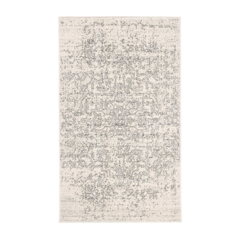 Safavieh Madison Collection 9' x 12' Rectangle Indoor Area Rug, Machine Made, Silver/Ivory (MAD603G-9) image 1