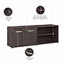 Bush Business Furniture Studio A 21" Low Storage Cabinet with 4 Shelves and Doors, Storm Gray (SDS160SG-Z)~#|#~E6D73F6B-A955-4947-B7CB41986FD5AD02_sc7