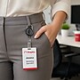 Staples Carabiner Name Tag Reel Clips, Smoke, Retractable Cord, Metal Carabiner Clip for Secure ID Badge Access, 10/Pack~#|#~E6D983AC-63B3-4B72-B9F7BEC035E29A8E_sc7