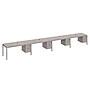 Boss Office Products Simple System 60"W Office Desk with Pedestal, Driftwood, 4/Set (SGSD010-101)~#|#~E6D9B5CA-F2C2-4765-8D0D8AE9A7E93593_sc7