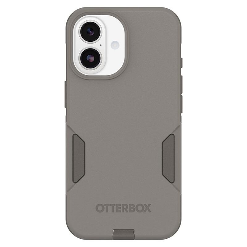 OtterBox Commuter Series MagSafe Phone Case for Apple iPhone 17, Shock Absorbing, Grey Comfort (77-98307) image 1