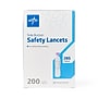Medline Side Button Safety Lancets, White, 200/Box (MPHSTSIDE28Z)~#|#~E6DE5922-35BD-434F-8F53A350638C44BB_sc7