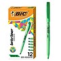 BIC Brite Liner Stick Highlighter, Chisel Tip, Green, 12/Pack (65556/BL11GR)~#|#~E6E0F4DA-ADF7-4605-81AF31A81CF6588E_sc7