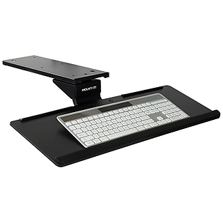 Staples TECH Gel Non-Skid Mouse Pad/Wrist Rest Combo, Black