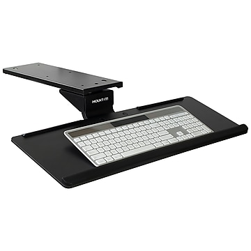 StarTech Under-Desk Keyboard Tray - Adjustable, Black (KBTRAYADJ