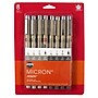 Sakura Pigma Micron Pens, Gray, 8/Pack (SAK50167)~#|#~E6ED3BE2-A7CE-4A42-98165969462C85DC_sc7