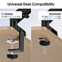 FlexiSpot MA1 Single Adjustable Arm, Up to 32" Monitor, Black (MA1B-S-DP)~#|#~E6EDCF1F-3DCA-452A-8DF4E1C960687C69_sc7