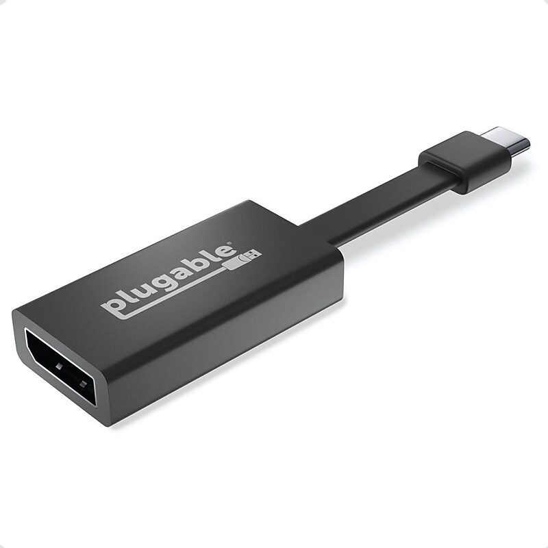 Plugable USB-C to DisplayPort Adapter, Black (USBC-TDP) image 1