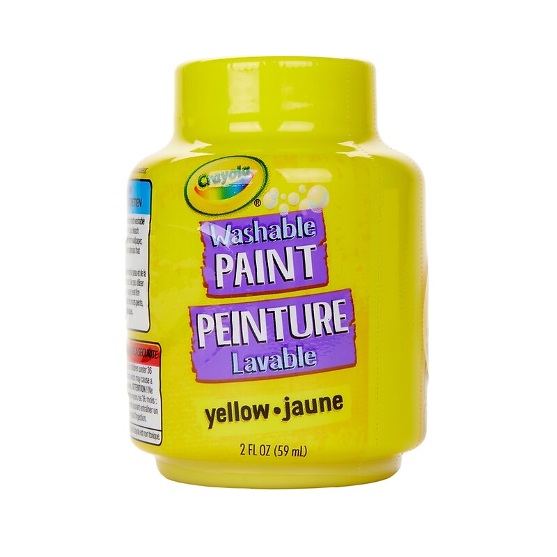 Crayola Washable Kid's Paint, Yellow, 2 oz. (54-2834) image 1