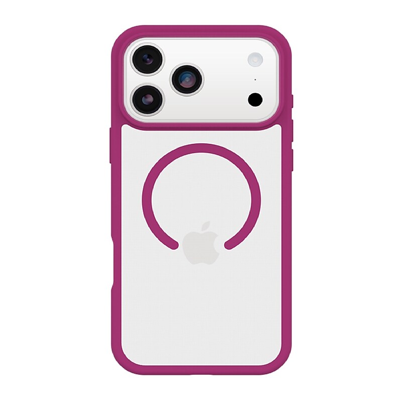 OtterBox React Phone Case for iPhone 17 Pro Max, Shock Absorbing, Pink Awakening (77-98654) image 1