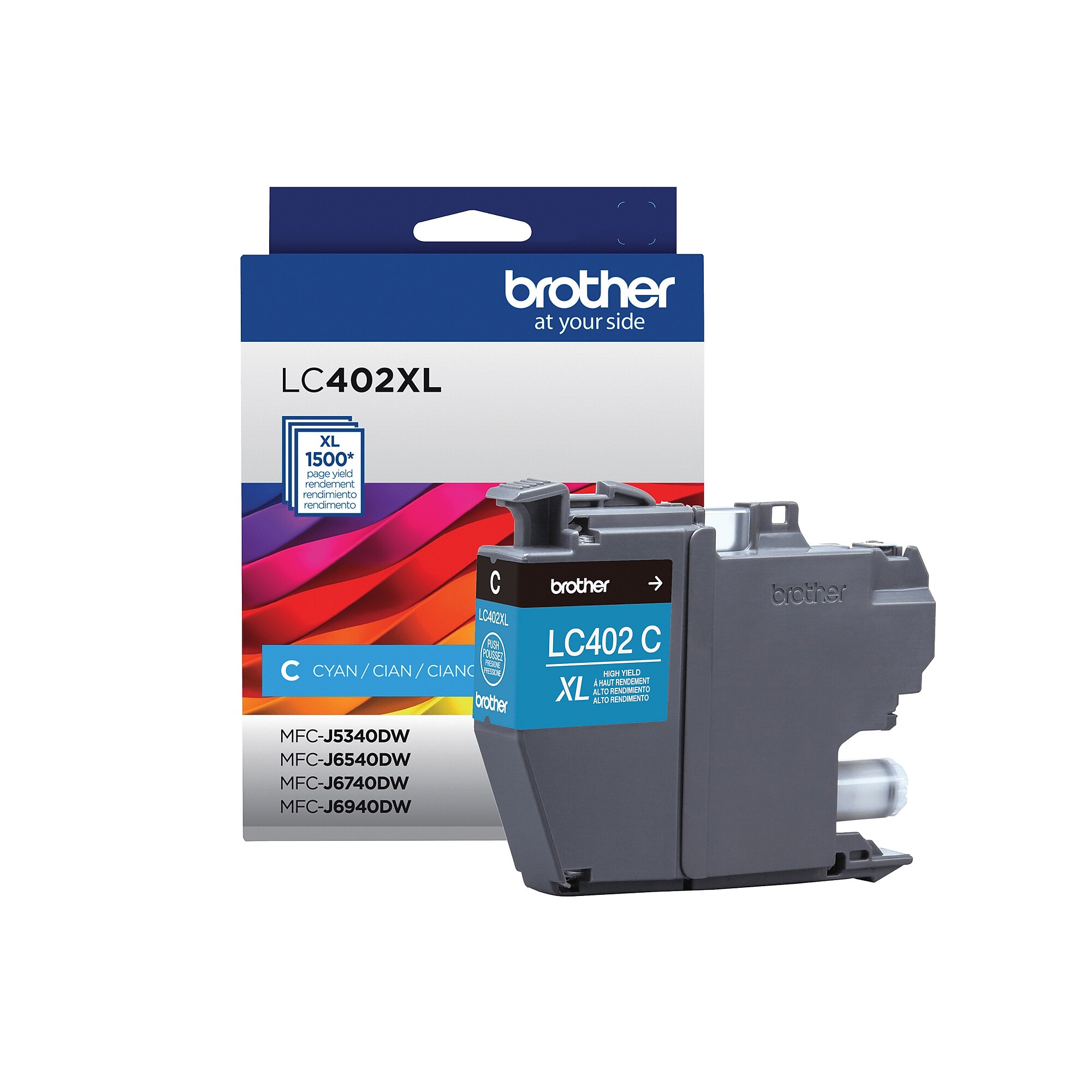 Brother LC402XL Cyan High Yield Ink Cartridge, Prints Up to 1,500 Pages (LC402XLCS) Sansujyuku sansujyuku.com