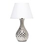 Elegant Designs Juliet Ceramic 20.47" LED Table Lamp, Metallic Silver (LT2041-MSV)~#|#~E6F9ECE6-D7BC-4582-884AAEB3D56FE10C_sc7