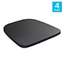 Flash Furniture Perry Modern Poly Resin Replacement Seat with Rounded Edges, Black, Set of 4 (4JJSEAPL01BK)~#|#~E7019BC2-AFC3-43BD-A674058AD8551B09_sc7