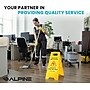 Alpine Industries 24 in. A-Frame Multilingual Caution Safety Wet Floor Sign, Yellow, 10 Pack (ALP499-10)~#|#~E709CBAF-BD42-4D0F-A84F3CA8A1203BD4_sc7