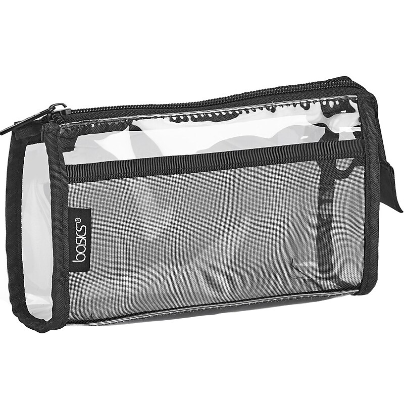 Allegro Basics PVC Clutch, Clear/Black (A004302HA) image 1