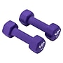 Jfit 4 lb. Neoprene Dumbbell, Purple, Pair (J-DBN4SET)~#|#~E7114075-D02F-4B53-B9DE4BF658C96A89_sc7