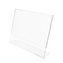 Staples Angled Horizontal Sign Holder, 11" x 8.5", Clear, 6/Pack (ST63798)~#|#~E717654A-31C5-4703-8185AF2C6A427DE4_sc7