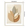 Amanti Art Neutral Leaves by Kintsugi99 Wood Framed Wall Art Print, 33"W x 41"H (A426710186699)~#|#~E719AE16-55AA-4FE1-A7D7E8BB67B55504_sc7