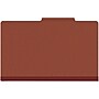 Medical Arts Press Pressboard Classification Folder, 2 Dividers, 2" Expansion, Legal Size, Red, 10/Box (DV-T52-26-3RED)~#|#~E719B076-69BF-4F15-9D7335D0BBB5BE66_sc7