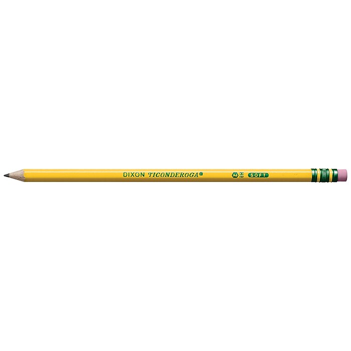 Amazon.com : Ticonderoga Yellow Pencil, No.1 Extra Soft Lead