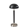 Adesso Ronny LED Cordless Table Lamp, 14.6"H, Brushed Steel/Black Wood (3064-01)~#|#~E71A963F-2E14-4A9E-9ABCB876E98AF423_sc7