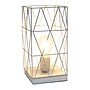 Creekwood Home Geometric Metal Cage 10" LED Table Lamp, White (CWT-1003-WH)~#|#~E71B1725-8718-4B47-9E75E685E626CA77_sc7