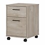 Bush Furniture 2-Drawer Mobile Vertical File Cabinet, Letter Size, 22.28"H x 15.51"W x 15.74"D, Washed Gray (KWF116WG-03)~#|#~E71E17E8-A9FA-45B3-8511E3F2C72C4D9A_sc7