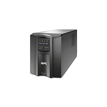 APC Series 750VA UPS with APC SmartConnect, 6-Outlets, Black