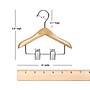 Nahanco 6" Wood Mini Hanger With Clips, 100/Box (MINI6RC)~#|#~E72112D1-88FB-4F67-A4AB3127DF533643_sc7