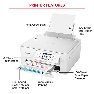 Canon PIXMA TS7720 Wireless Color Inkjet Printer, All-In-One, Print, Scan, Copy (TS7720) Sansujyuku sansujyuku.com