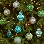 Nearly Natural Holiday Lux Shatterproof Silver Christmas Tree Ornament Set, 100mm, 12/Set (D1004-SV)~#|#~E727C321-32EC-45BA-8DA0EBD11DBB72DD_sc7
