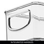 iDESIGN Small Stackable Plastic Storage Bin, Clear, 4/Pack (28417M4)~#|#~E72B3853-E17C-4371-AADE4F28DB73AEC0_sc7