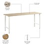 Bush Business Furniture Hustle 72W x 24D Computer Desk with Metal Legs, Natural Elm (HUD172NE)~#|#~E72EDBC8-AAC1-4918-88598A056A4BFCCC_sc7