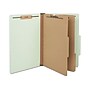 Staples® 60% Recycled Top Tab Pressboard Classification Folders, 2/5 Cut Tab, 2 Partitions, 10/Box (18339)~#|#~E72F0DE1-4F75-4C7C-92B378060C865D0B_sc7