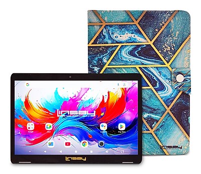 Linsay F10 Series 10.1″ Tablet, Wi-Fi, Octa Core, 256GB eMMC, Android 15, with Art & Ocean Case (F10XIPGCARTPLUS) Sansujyuku sansujyuku.com