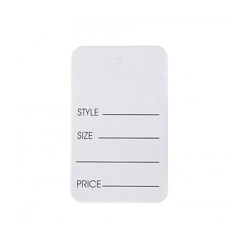 Nahanco 1 7/8" Suggested Retail Price Tag, White, 1000/Carton (T5) image 1