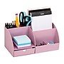 Staples 7-Compartment Plastic Desk Organizer, Dusty Pink (ST63870)~#|#~E735C7A8-5B04-491B-8C3063B3863B1D1A_sc7
