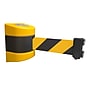 WallPro Magnetic 400 Wall-Mountable 15' Retractable Belt Barrier, Yellow/Black (WPM400Y-YB15)~#|#~E736CC8F-C7B3-4A37-934E2FC2A0951B7D_sc7