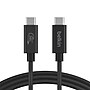 Belkin Connect USB4 USB-C to USB-C Charging Cable, 6.6 ft., Black (INZ004TT1.2MBK)~#|#~E737AC84-ED0C-42E5-8A66710C7333F54E_sc7