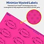 Avery Laser/Inkjet Oval Multipurpose Labels, 1.5" x 2.5", Neon Magenta, 1440/Box (94051)~#|#~E73D24C7-54B3-4004-9E0B24414F7C773B_sc7