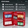 AdirOffice 30-Key Cabinet with Combination Lock and Key Tags, Red (682-30-RED-689-PKG)~#|#~E73E2AA8-5A72-4DEC-A3E3253A14655BE1_sc7