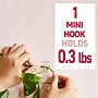 Command Damage Free Mini Hook, 0.5 lb, Clear, 18/Pack (17006CLR-18ES)~#|#~E741D9E0-5D3C-421E-B70BC33EBA4BE1FD_sc7