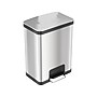 HLS Commercial Stainless Steel Step Trash Can with Hinged Lid, 13-Gallon, Silver (HLS13SS)~#|#~E74416A6-A6E0-41AF-B29BA18C9C6C6C05_sc7