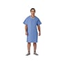Medline Disposable Cotton Hyperbaric Patient Gown, Blue, Side Ties, One Size, 12/Carton (MDTPG5RTSHYP)~#|#~E74C16B7-A24C-4AFA-AA6C6C716912E458_sc7