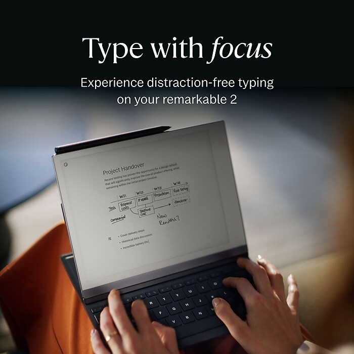 Remarkable2本体 Amazon.com: reMarkable 2 Type Folio - Black | Keyboard for The rM