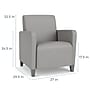 Lesro Ravenna Vinyl Guest Chair, Patriot Plus Imperial Blue/Brushed Steel (RV1101.FBS-01PPIB)~#|#~E7589C62-CBC8-49EC-817CB9DF8EADD03E_sc7