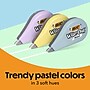 BIC Wite-Out Brand Mini Pastel Correction Tape, 6/Pack (WOTMAP6-WHI)~#|#~E75D1B7A-808D-4097-B53927B6681973A3_sc7