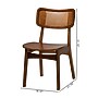 Baxton Studio Tafari Mid-Century Wood Dining Chair, Walnut Brown/Light Brown, 2/Set (239-2P-13414-HT)~#|#~E75DBBFE-1BBC-42D9-92CD88A87372C318_sc7